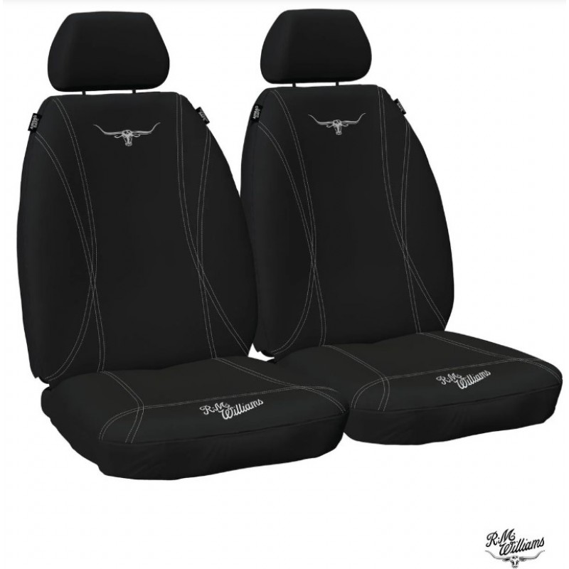 NEOPRENE BOXED SEAT COVER BLACK ON BLACK SIZE 30