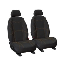 BLACK ORANGE FRONT SEAT COVER- FORD RANGER PY 2022-CURRENT