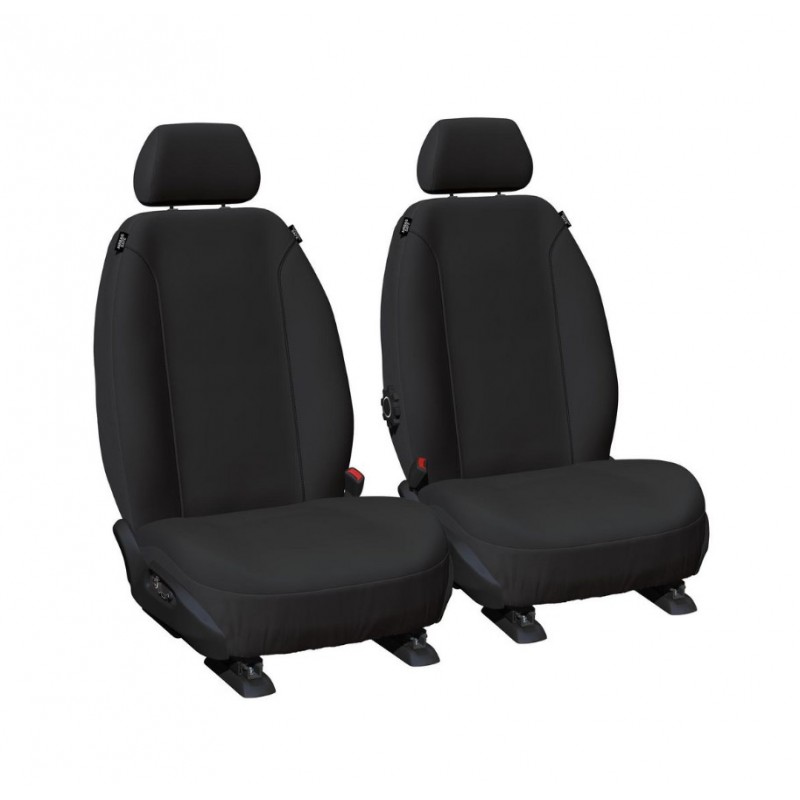 BLACK TOUGH CANVAS FRONT SEAT COVER - FORD RANGER PY 2022-ON