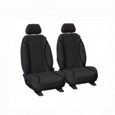BLACK CANVAS FRONT SEAT COVER PAIR HILUX 2015-CURRENT
