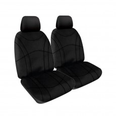 BLACK NEOPRENE FRONT SEAT COVER PAIR DMAX BT50 2021-CURRENT