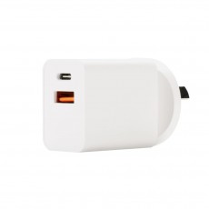 18W USB-C USB-A WALL CHARGER