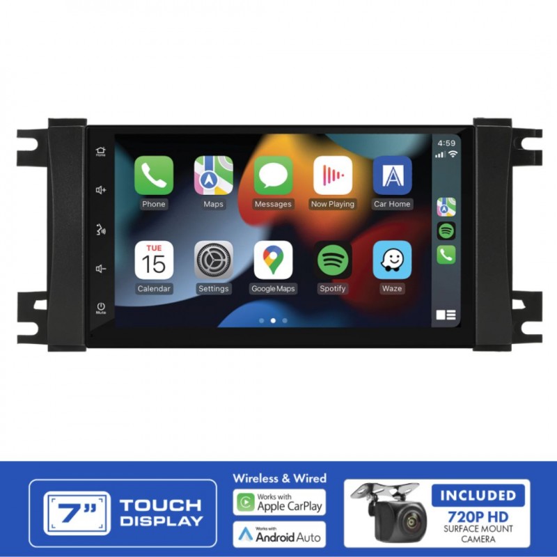 7IN MULTIMEDIA RCVR FOR CHRYSLER DODGE & JEEP VAR 2007-2018