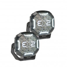 7IN EX2B BLACKOUT EDITION (PAIR) AMBER/WHITE POS LIGHTS