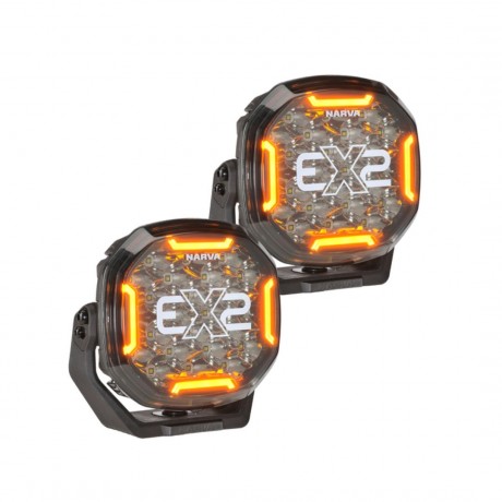 7IN EX2B BLACKOUT EDITION (PAIR) AMBER/WHITE POS LIGHTS