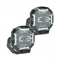 9IN EX2B BLACKOUT EDITION (PAIR) AMBER/WHITE POS LIGHTS
