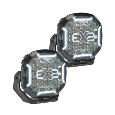 9IN EX2B BLACKOUT EDITION (PAIR) AMBER/WHITE POS LIGHTS