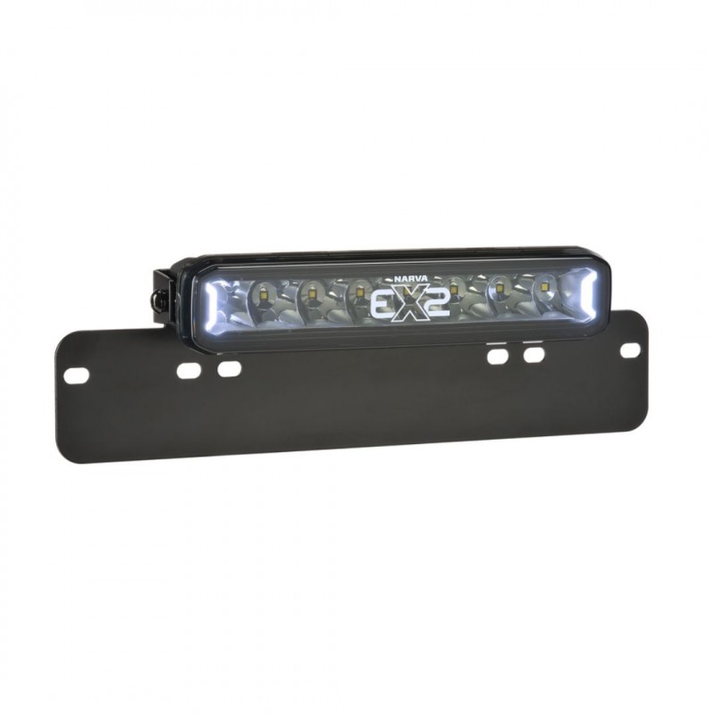 10 INCH EX2B BLACKOUT LIGHTBAR LICENCE PLATE SINGLE ROW