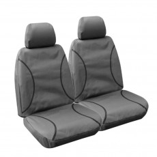 CANVAS FRONT SEAT COVERS GREY MITSU TRITON  2023-CURRENT