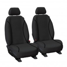 CANVAS FRONT SEAT COVERS PAIR BLACK MITSU TRITON  2015-CURRENT
