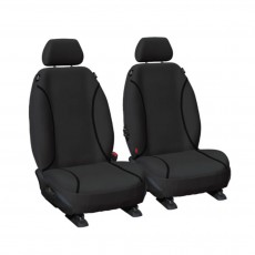 CANVAS FRONT SEAT COVERS PAIR BLACK TOYOTA HIACE  2019-CURRENT