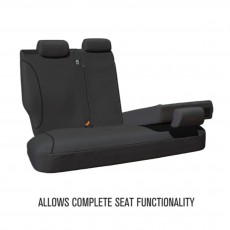 CANVAS REAR SEAT COVERS GREY TOYOTA HILUX  2015-CURRENT