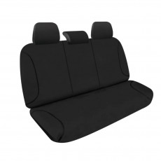 CANVAS REAR SEAT COVERS BLACK ISUZU DMAX  2020-CURRENT