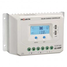 SOLAR CONTROLLER 12/24V 60A 4 STAGE 