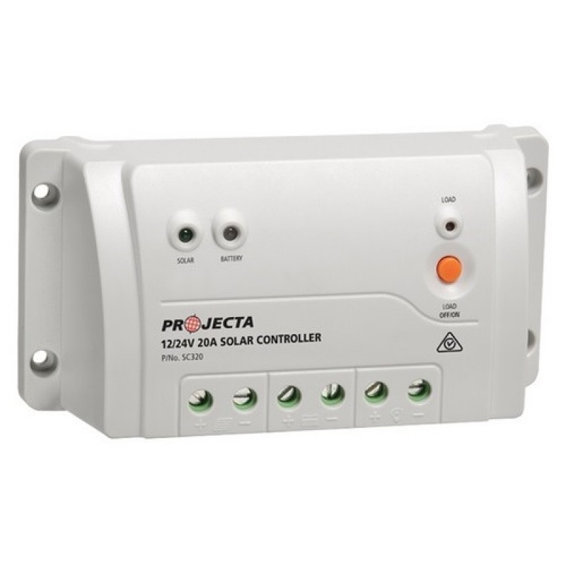 SOLAR CONTROLLER 20A 12/24V 3STAGE 