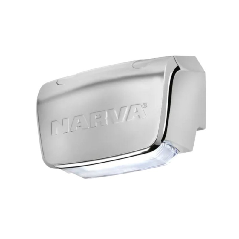 9-33V MDL80 3 LED LICENCE PLATE LAMP CHROME HOUSING 0.5M CAB