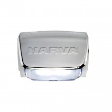 9-33V MDL80 3 LED LICENCE PLATE LAMP CHROME HOUSING 0.5M CAB