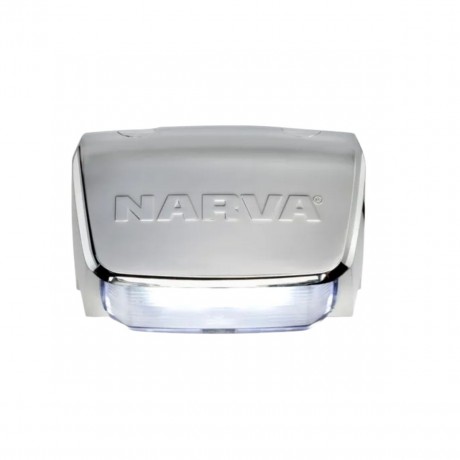 9-33V MDL80 3 LED LICENCE PLATE LAMP CHROME HOUSING 0.5M CAB