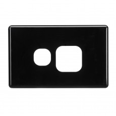 SINGLE GPO FASCIA WHITE FRONT COVER ONLY (10) 
