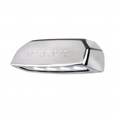 10-30V MODEL 68 LED LICENCE PLATE LAMP CHROME HOUSING 