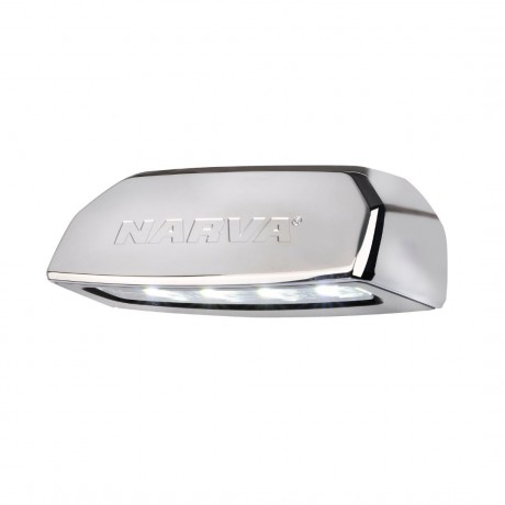 10-30V MODEL 68 LED LICENCE PLATE LAMP CHROME HOUSING 