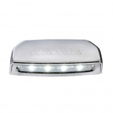 10-30V MODEL 68 LED LICENCE PLATE LAMP CHROME HOUSING 