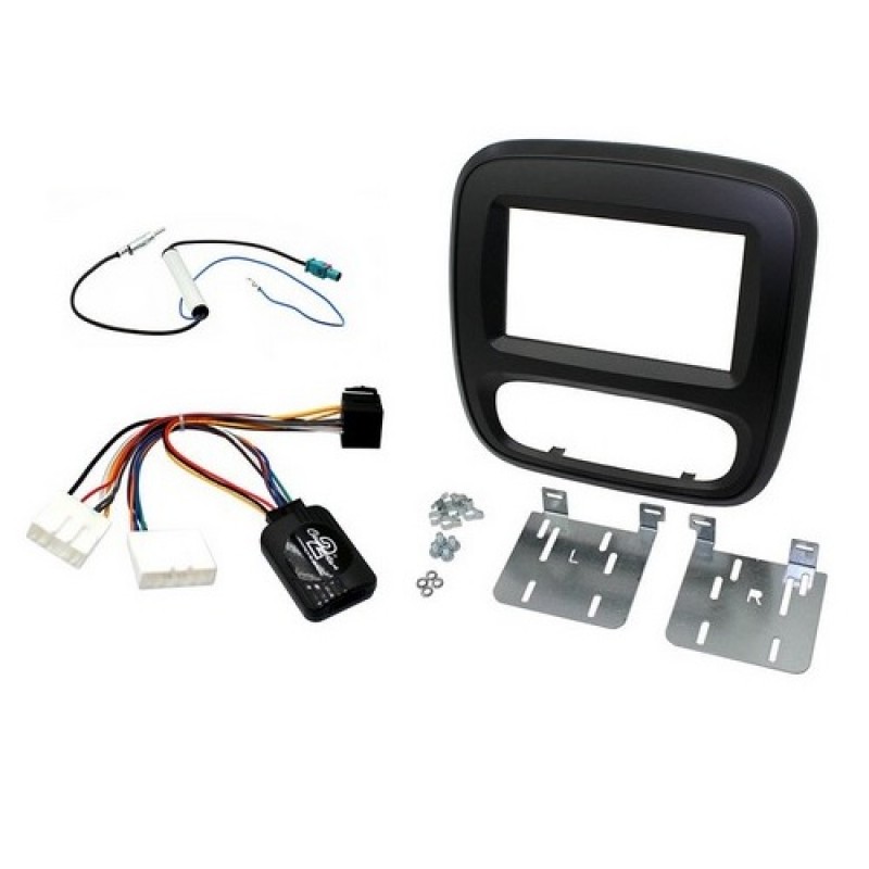FACIA DOUBLE DIN INSTALL KIT RENAULT