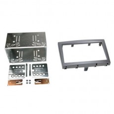 DOUBLE DIN FACIA FOR PORSCHE SILVER