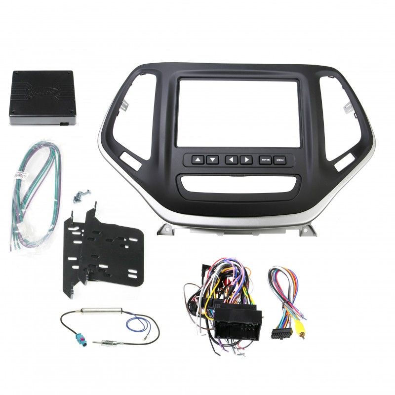 INSTALl KIT TO SUIT JEEP BLACK/SILVER