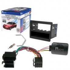FACIA INSTALL KIT S/DIN BLACK FOR VY/VZ