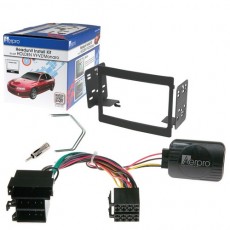 FACIA INSTALL KIT D/DIN BLACK FOR VY/VZ