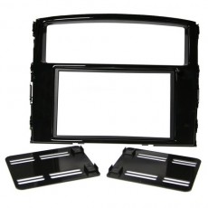 FACIA DOUBLE DIN GLOSS BLK FOR MITSUBISH