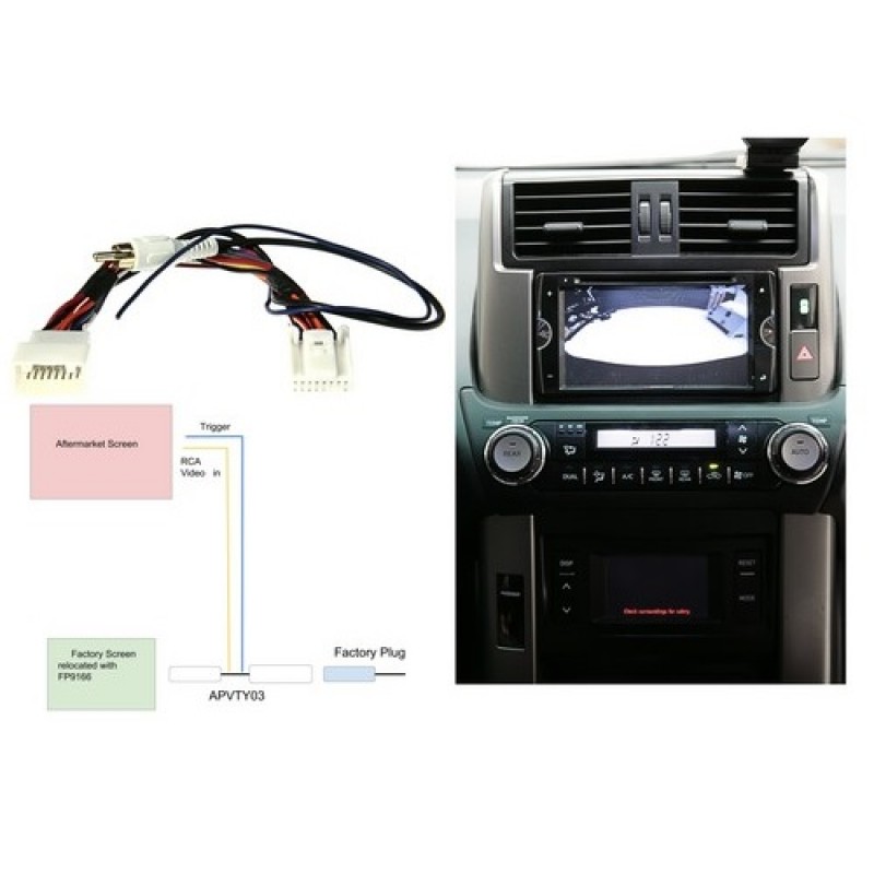 REVERSE CAMERA RETENTION HARNESS TOYOTA