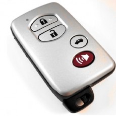 TOYOTA VARIOUS MODELS 4 BUTTON COMPLETE KEYLESS REMOTE