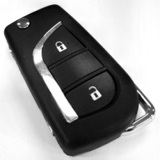 TOYOTA VARIOUS MODELS 2 BUTTON REMOTE SHELL REPLACEMENT