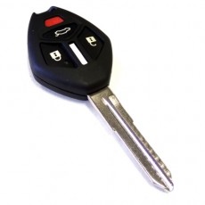 MITSUBISHI 380 4 BUTTON REMOTE SHELL & KEY REPLACEMENT 