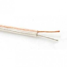 SPEAKER CABLE 2X40/0.12 100M CLEAR
