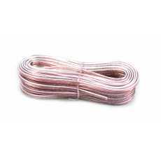 SPEAKER CABLE 2 X 40 - 0.12MM 12M CLEAR