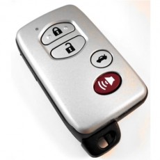 TOYOTA VARIOUS MODELS 4 BUTTON REMOTE SHELL REPLACEMENT 