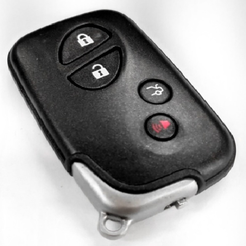 LEXUS VARIOUS MODELS 4 BUTTON REMOTE SHELL REPLACEMENT 
