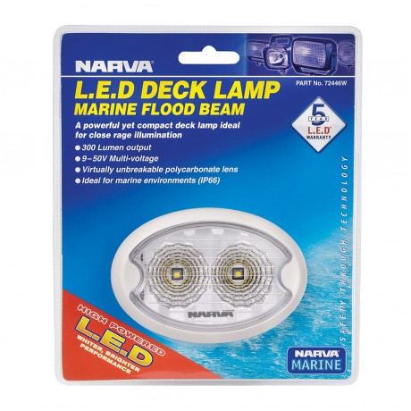 HEAVY-DUTY LED MARINE WORK LAMP BAR 800 LUMENS