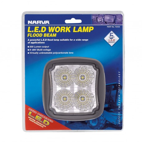 W/LAMP LED 9-64V FLOOD BEAM 3200LM