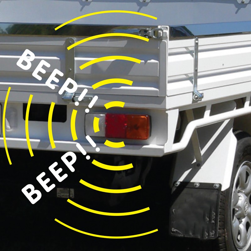 REVERSE ALERT 12V BA15s LED 87DB