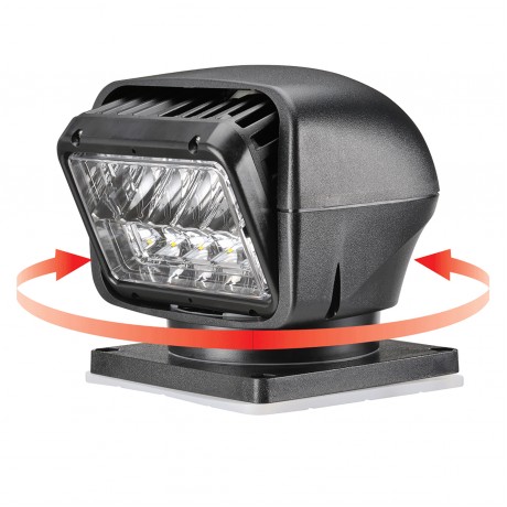 12V 5000 LUMEN REMOTE CONTROL BLACK SEARCH LAMP