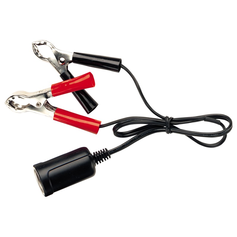 BATTERY CLIPS WITH ACCESSORY SOCKET