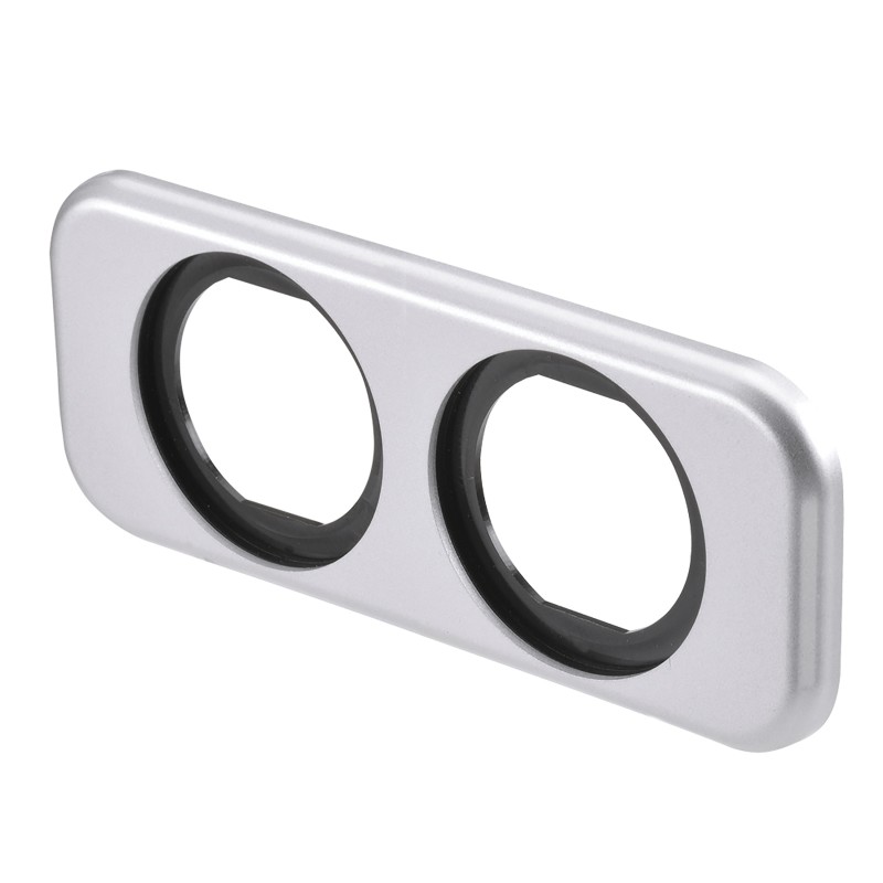 HDRV HOUSING DOUBLE FLUSH MOUNT SILVER