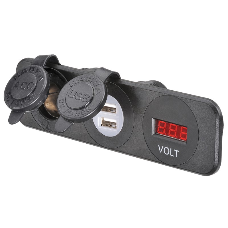 HDRV TRIPLE ACC DUAL USB VOLT