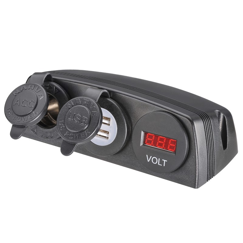 HDRV TRIPLE ACC DUAL USB VOLT