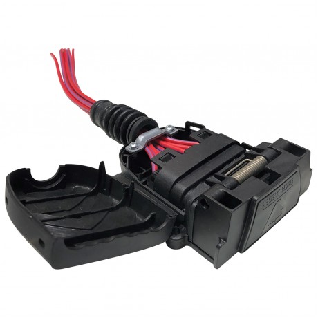 SOCKET TRAILER 7 PIN FLAT WATERPROOF