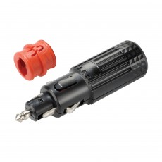 PLUG ACC W FUSE/LED 12-24V  PK25